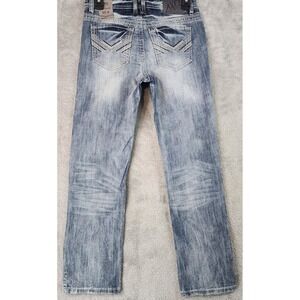 Axel Goodspeed Jeans Boys Size 14 Blue Medium Wash Straight Leg Adjustable